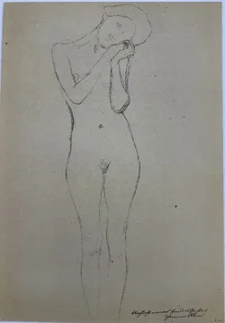 Gustav Klimt Zeichnungen 1 Sammelmappe mit Drucken 1980 – Vorschau 19