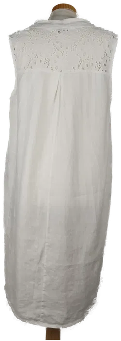  Rosemarine Damen Midikleid weiss mit Sptzendetails - M/38 - Bild 2