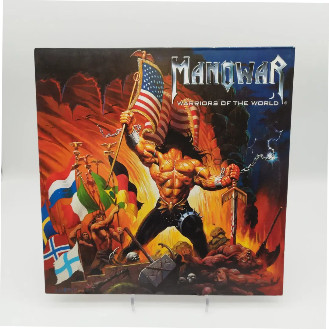 Vinyl LP, Manowar, Warriors of the world, Limited Edition, NB 0715-1 (Vinyl orange)  - Bild 2