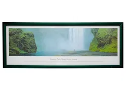 Skogafoss Panoramabild - Hochwertige Wanddekoration - Bild 3