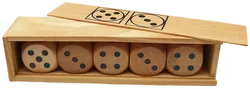 Würfelset Holz-Set | Für Gemütliche Spieleabende - Bild 1