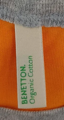 Benetton Kindertop orange Gr. XS - Bild 3