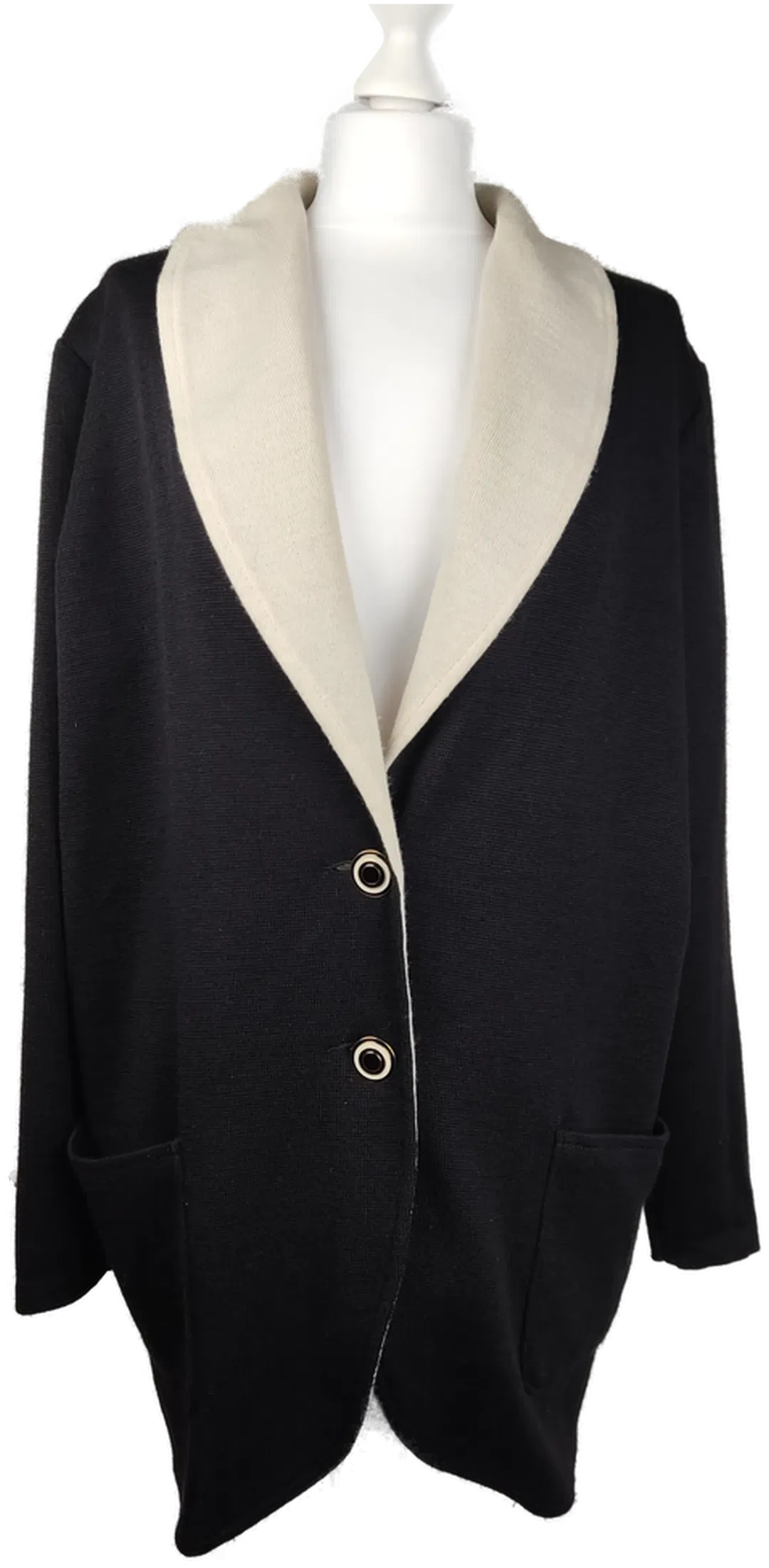 Strickjacke Damen Mischfaser mit Schurwolle Gr.46 | Lieblingsstück - Bild 4