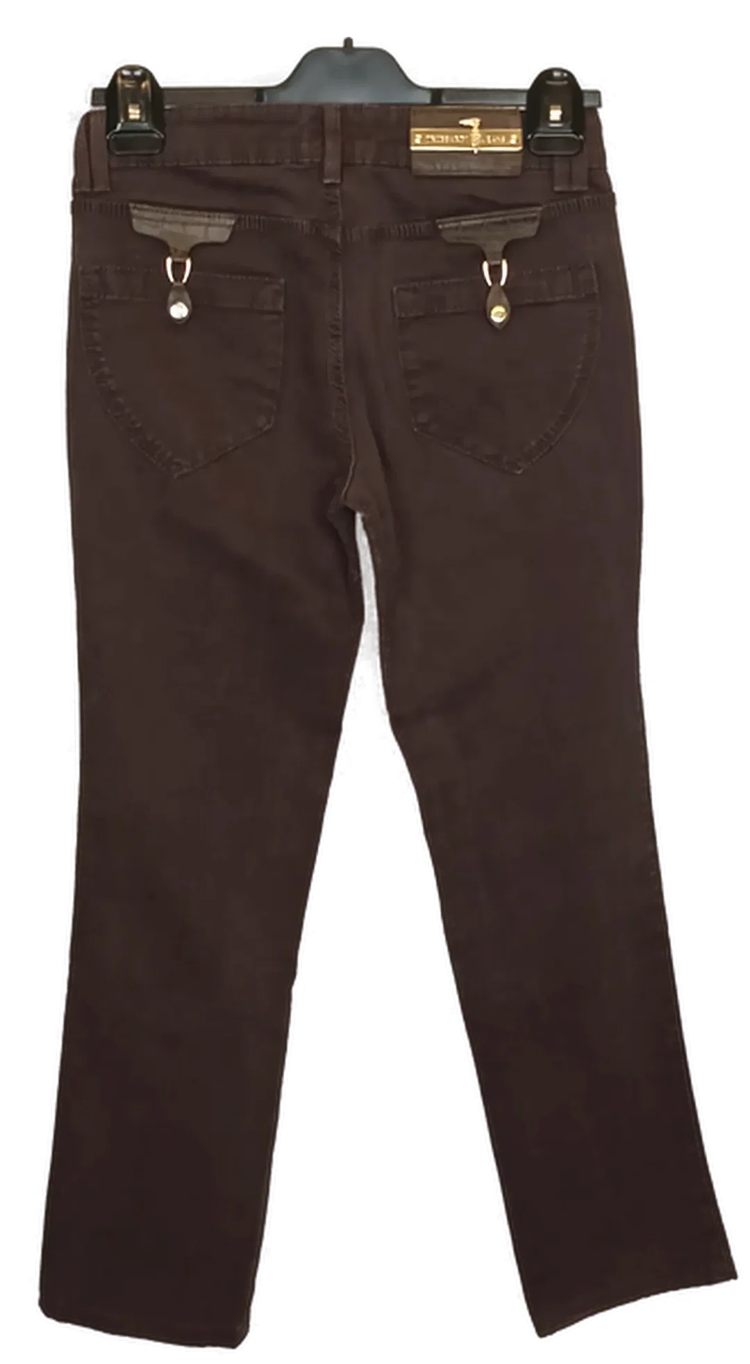 Trussardi Jeans Damen Jeans dunkelbraun Gr. UK 27 – Bild 2