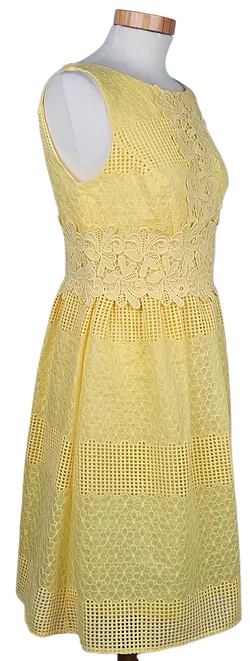 Jakes's Damen Midikleid, gelb - Gr. M  - Bild 3