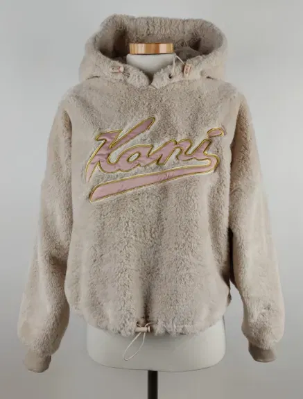 Karl Kani – Teddyfell-Kapuzenpullover Gr.S - Bild 4