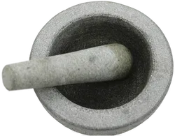 Mörser mit Stößel – Granit, Höhe 11 cm, Ø 15 cm - Bild 4