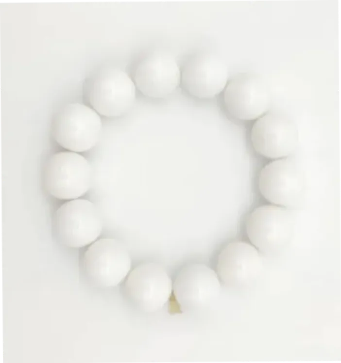 Perlenarmband Damen weiß - Bild 1