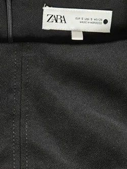 Zara Damen Minikleid, schwarz - Gr. S  – Vorschau 4