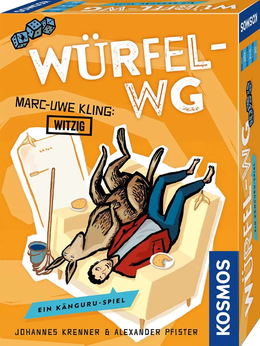 Kosmos Würfel-WG – Marc-Uwe Kling – Das Känguru-Spiel | Lustiges Würfelspiel | ab 10 Jahren | 2–4 Spieler - Bild 1