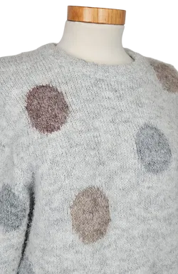 FREE/QUENT Damen Pullover, grau - Gr. M  - Bild 4