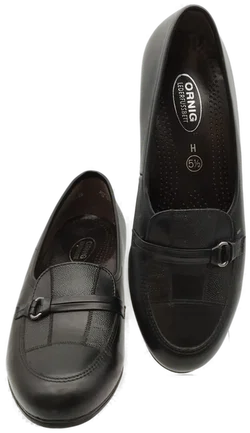 Damen Slipper Mit Absatz Marke Ornig Gr. 38,5 | Zeitloser Chic - Bild 1