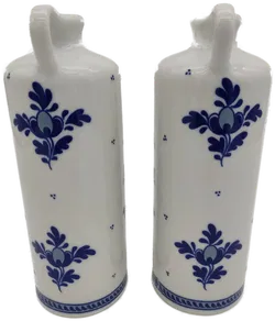 Lilien-Porzellan Essig & Öl-Krüge mit Windmühlen / Blau-Weiß - Bild 2