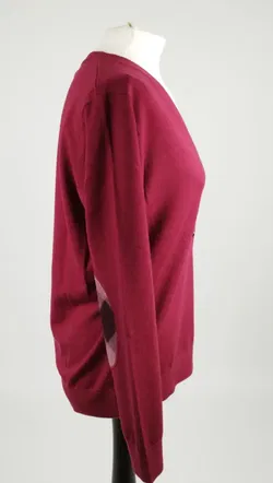 Dünner Burberry Brit Cardigan - Gr. L / Merinowolle - Bild 2