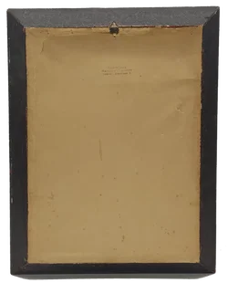 Gemälde mit vergoldetem Holzrahmen mit Madonna nach Filippo Lippi - Bild 2