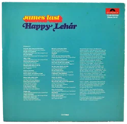 LP James Last Happy Lehár | Orchester-Evergreen - Bild 2