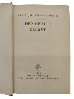 Der heilige Palast - Alma Johanna Koenig (1922) - Bild 4