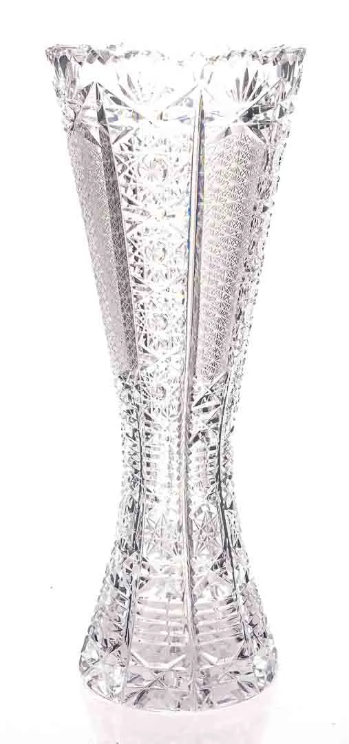 Kristallvase transparent, Blumenvase Höhe 27cm - Bild 3