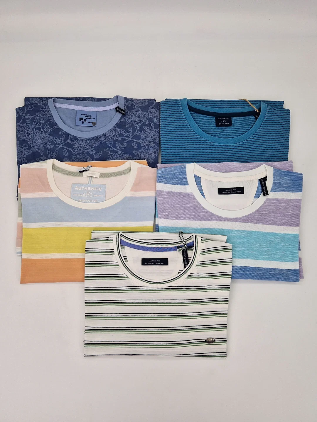 Herren T-Shirts Basic 4 - 5er Pack - Größe L - Bild 4