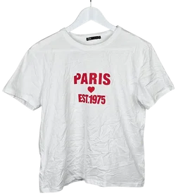 ZARA Damen T-Shirt, weiß - Größe S