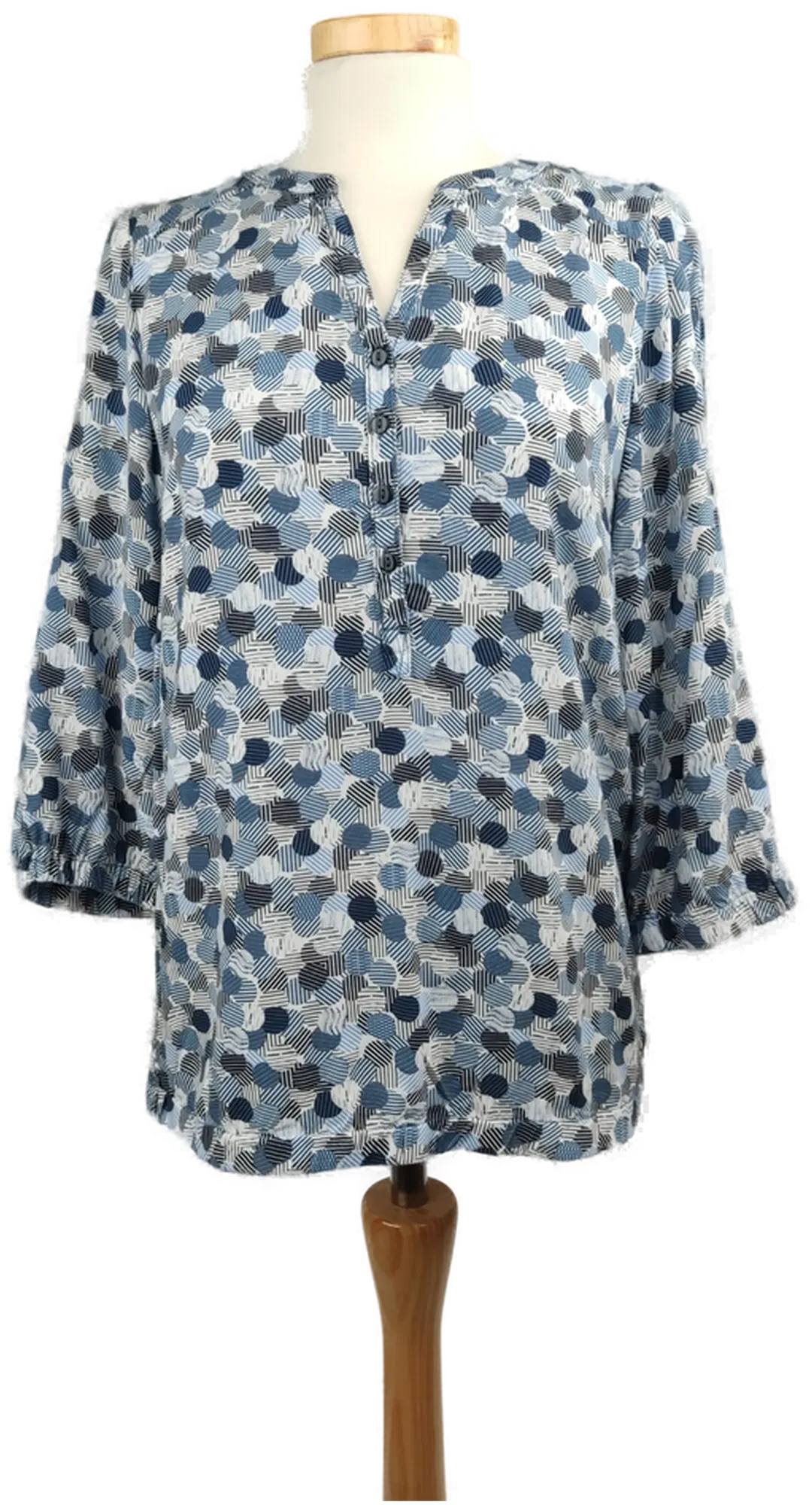 Cecil Damenbluse blua gemustert - XS/34 - Bild 1