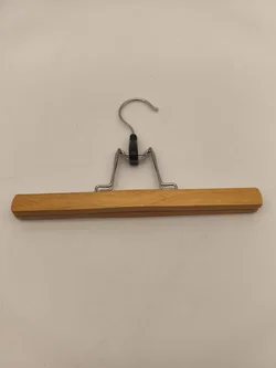 9 Stk. Kleiderbügel für Hosen, Holz - Bild 3