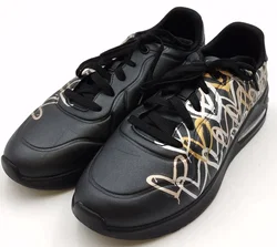 Skechers x JGoldcrown Damensneaker schwarz mit metalic Herzmuster Gr. 39 – Vorschau 1