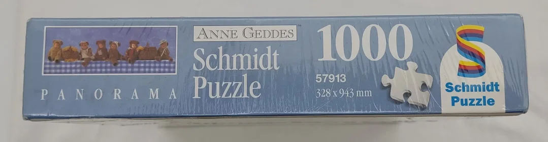 Schmidt Puzzle -Panorama - Anne Geddes - Teddybären Picknick – Bild 4