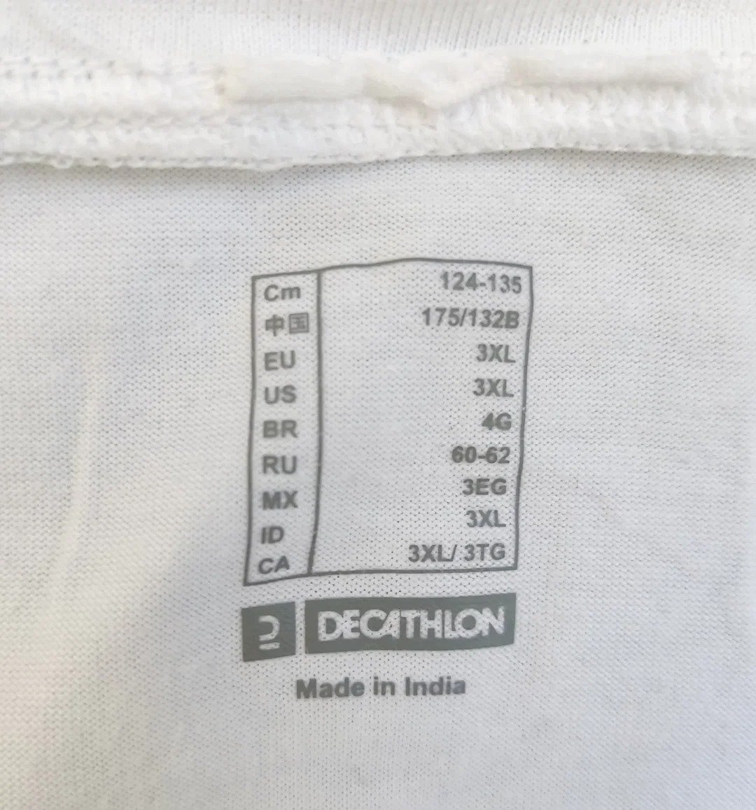 DECATHLON Damen T-Shirt weiß - Gr. 3XL – Bild 4