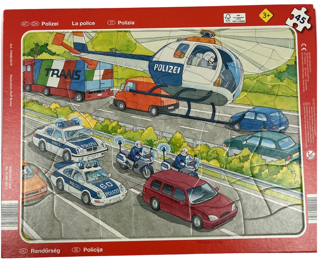 Kinderpuzzle (3er Pkg.) Polizei, Feuerwehr, Feuerwehr ab 3 Jahre – Bild 3
