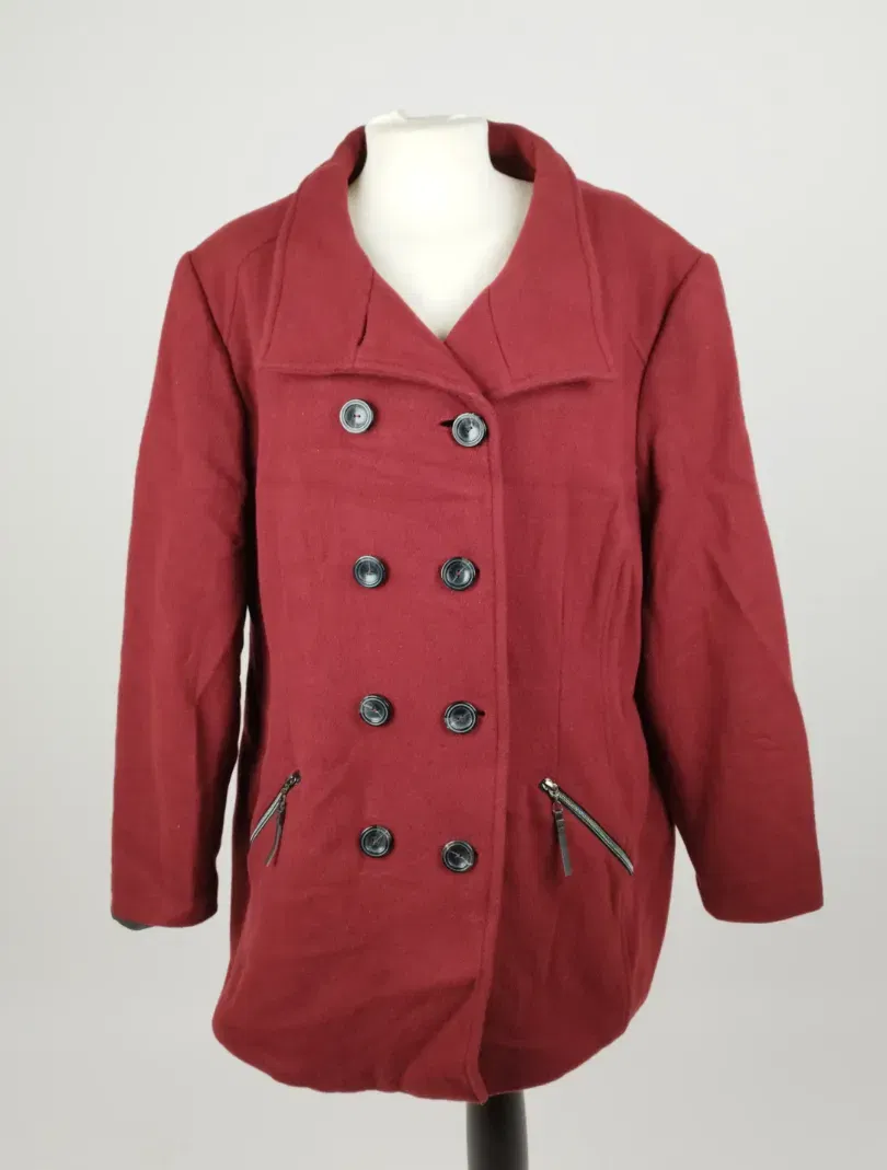 THE OUTERWEAR C&A Mantel Weinrot - Gr. 50 - Bild 4