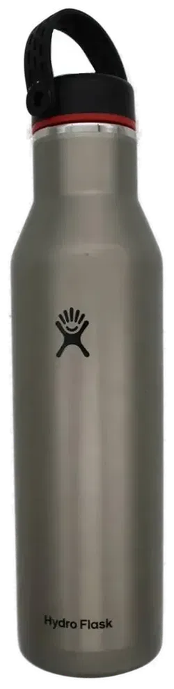 2 Edelstahl-Isolierflaschen Hydro Flask Trinkflaschen Set –  (ca. 620 ml, doppelwandig, Schwarz & Silber) - Bild 4