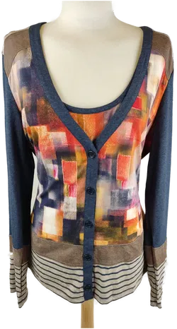 ALBA MODA Damen Zweiteiler Mehrfarbig - XL/42 - Bild 2