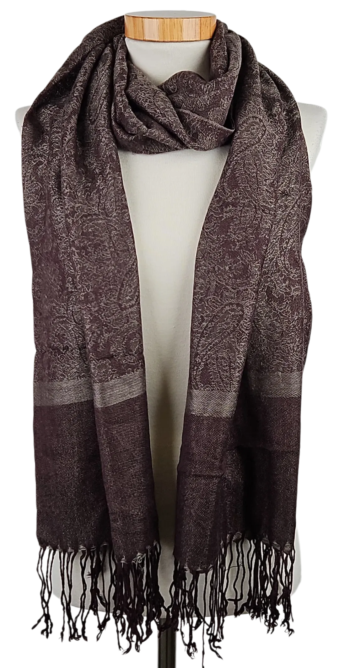 Damen Schal - schokobraun - Bild 1
