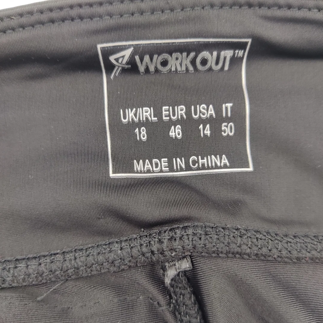 Workout Trainingshose Damen schwarz - Gr. 46 – Bild 3