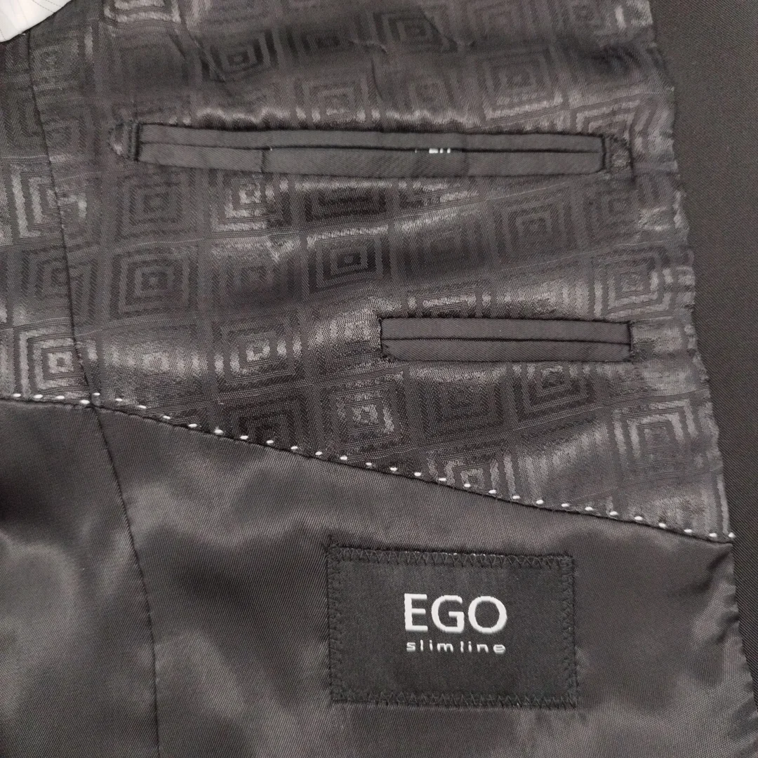 EGO Slimline Sakko Schwarz - Gr. 50, 96% Polyester, 4% Elasthan – Bild 5