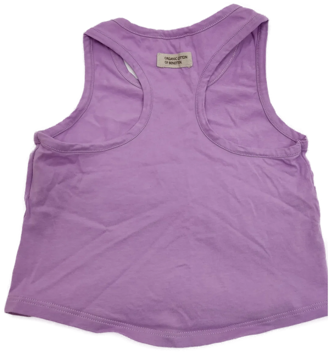 Benetton Kinder Shirt lila Gr. S/6 Jahre – Bild 2
