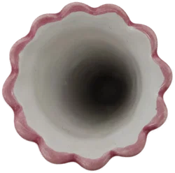 Gmundner Keramik Vase rosa Tupfen Höhe: 19.5 cm – Vorschau 3