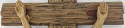 Großes Holzkreuz Kruzifix - Bild 4