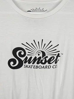 Sunset Skateboard Co. Herren T-Shirt, weiß - Gr. XL - Bild 3