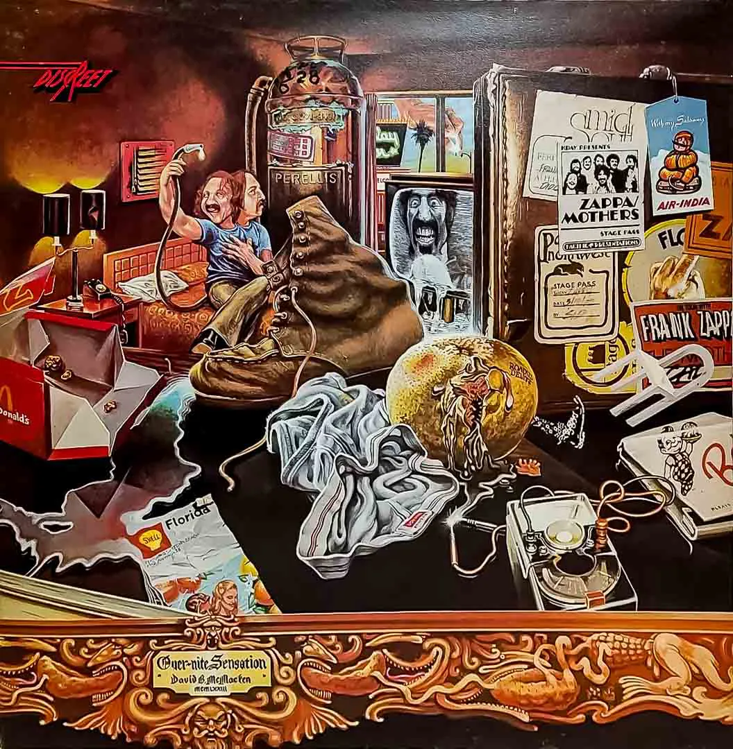Frank Zappa – Over-Nite Sensation LP 1973 Discreet UK - Bild 1