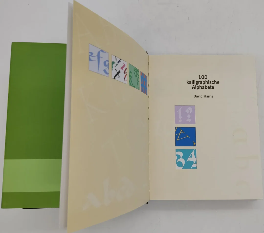 Buch 100 kalligraphische Alphabete von David Harris – Bild 3
