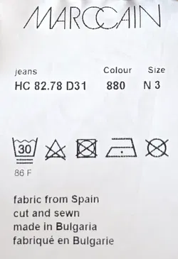 Marc Cain Damen Jeans dunkelgrau Gr. M - Bild 5