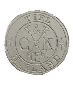 Zinnkrug von C&K Tiel Holland, ca. 15 cm - Bild 2