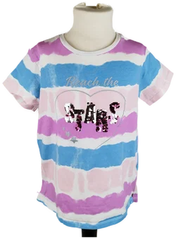 Plaza Italia Mädchenshirt - 7-8 Jahre / Tie-Dye Look - Bild 1
