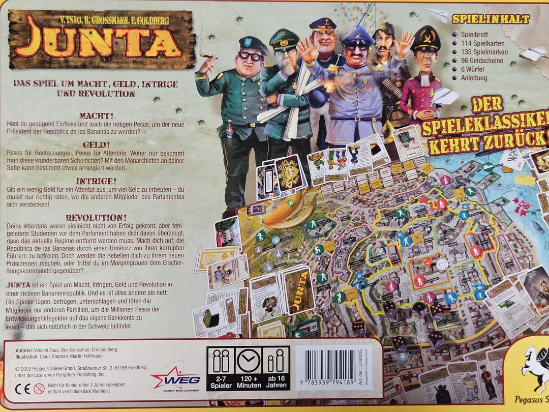 Junta - Gesellschaftsspiel - Pegasus Spiele  – Bild 4