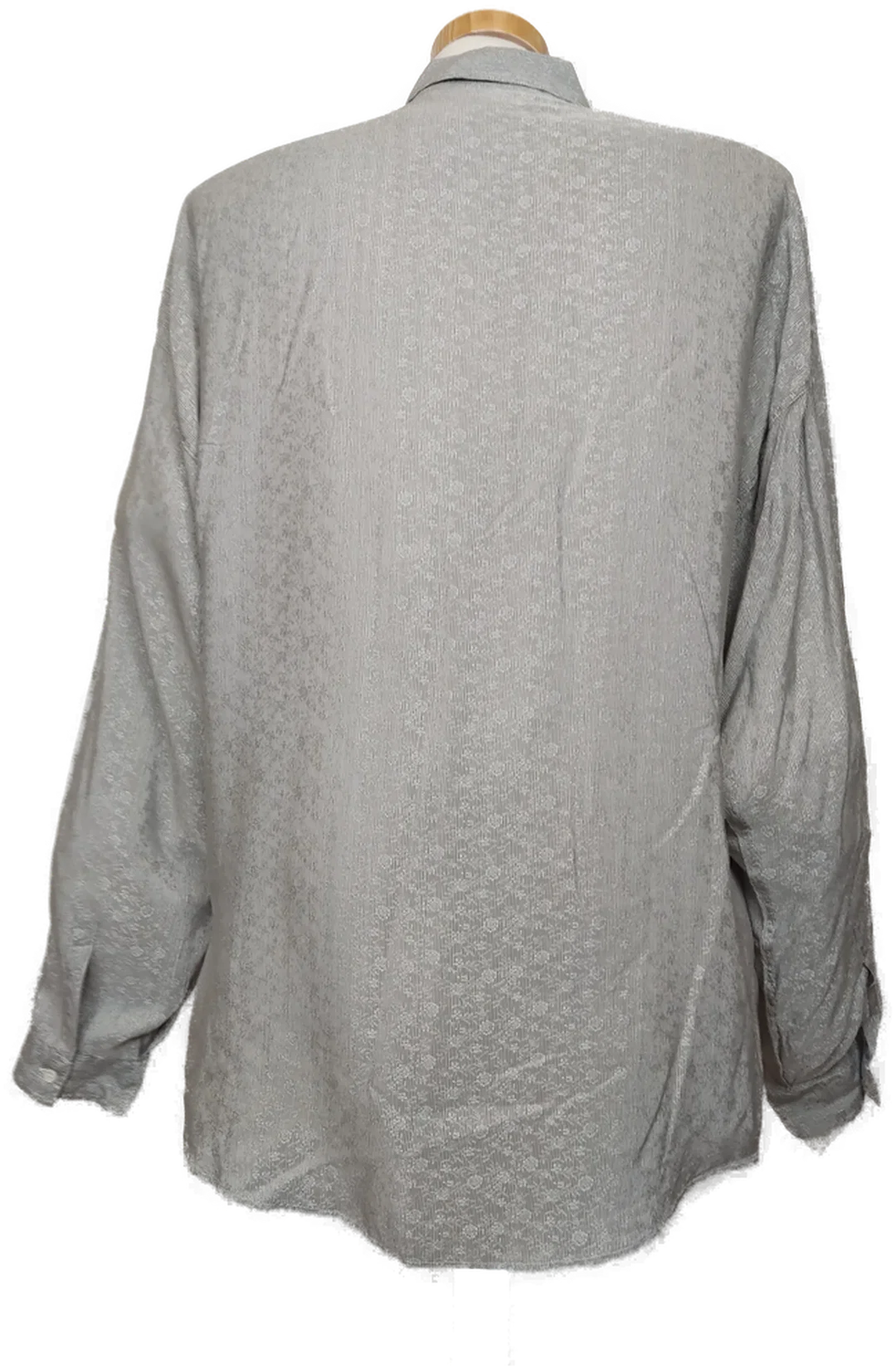 Versace Herren Hemd grau Gr. 52 Vintage – Bild 4