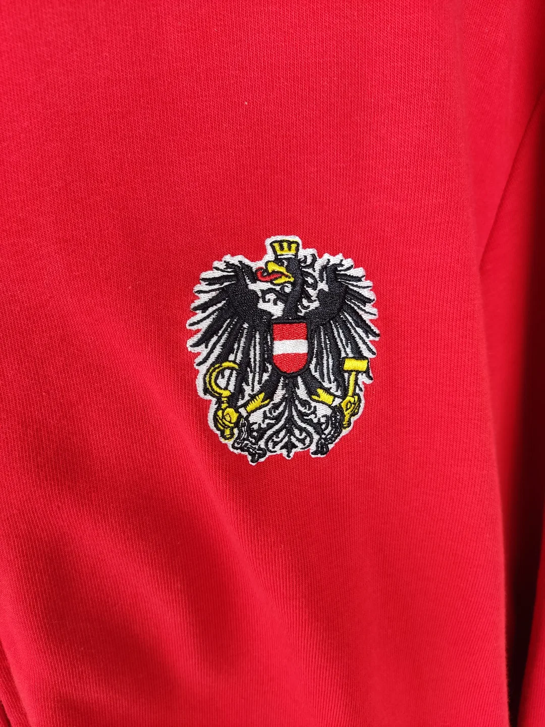 Weste "Puma", langarm mit Stehkragen, rot, Größe XL – Bild 7