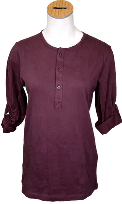Tom Tailor Denim Damentop bordeaux Gr. S