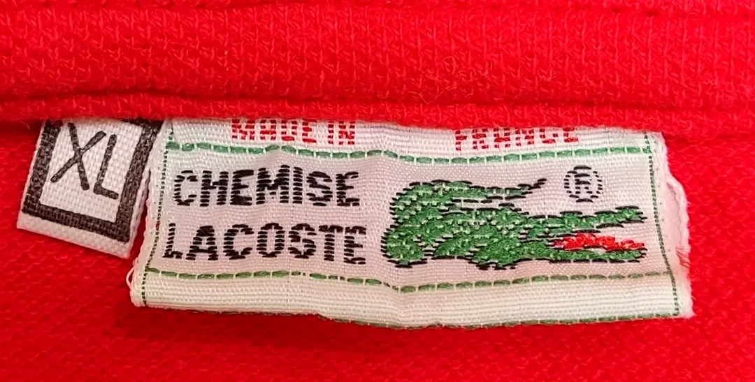 Lacoste Herren Langarm Polo rot Gr. XL – Bild 4
